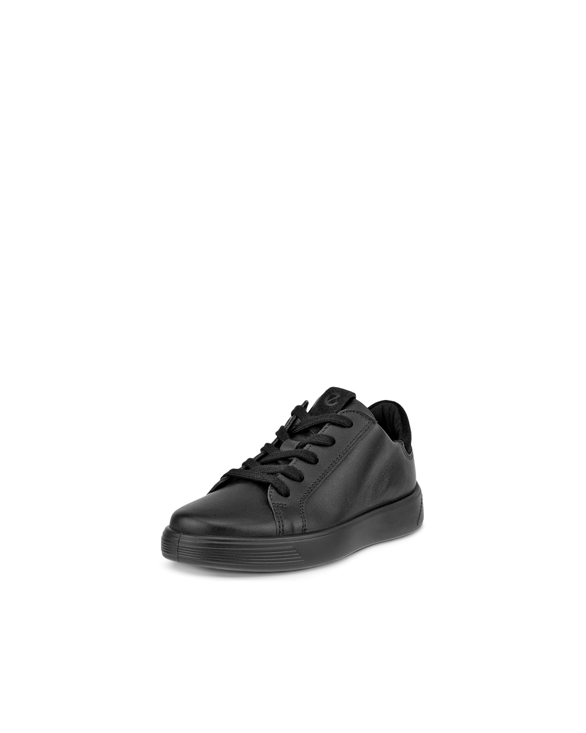 ECCO STREET 1 Kinder Ledersneaker Schwarz