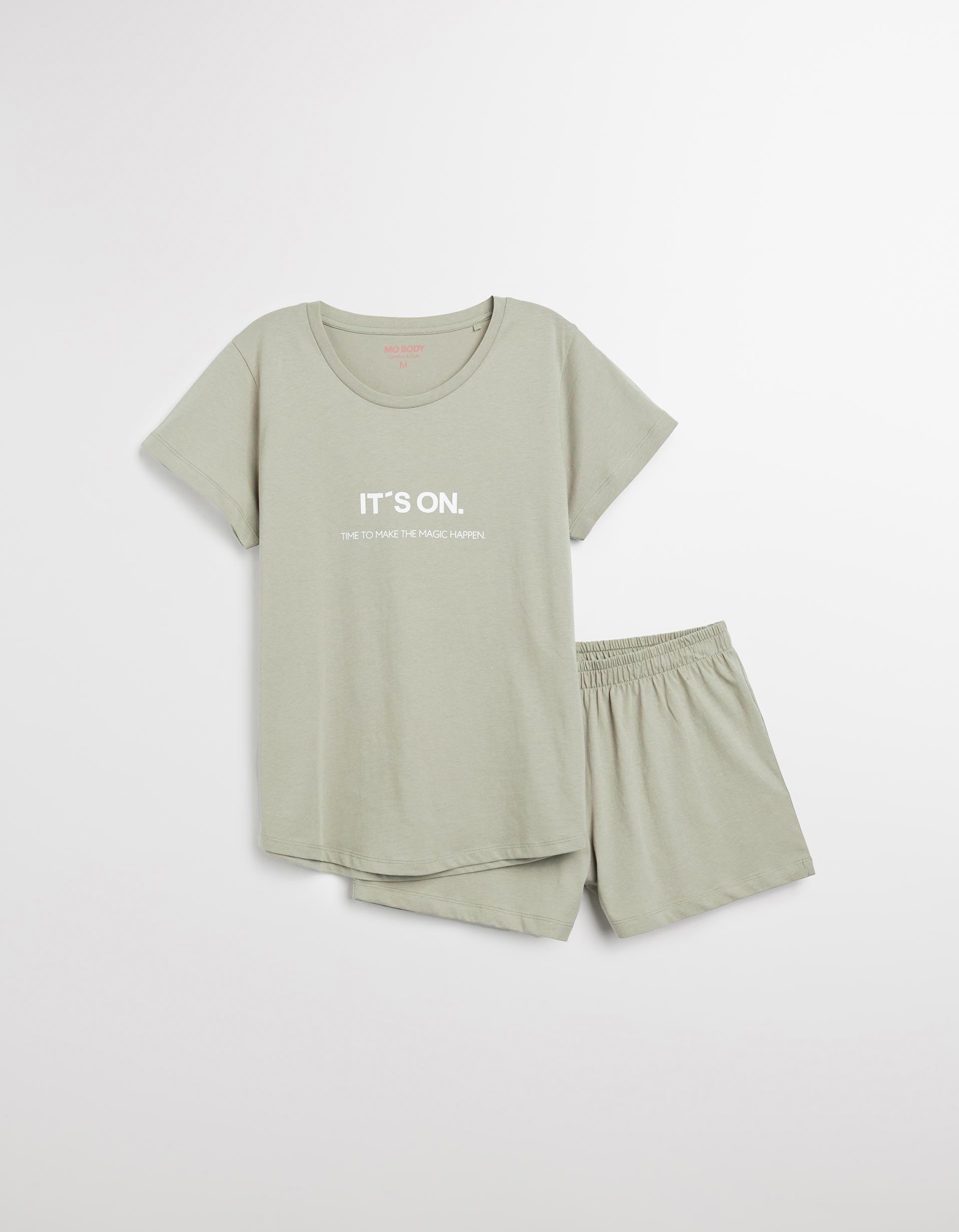 Pijama Jersey, Mulher, Cinzento Claro