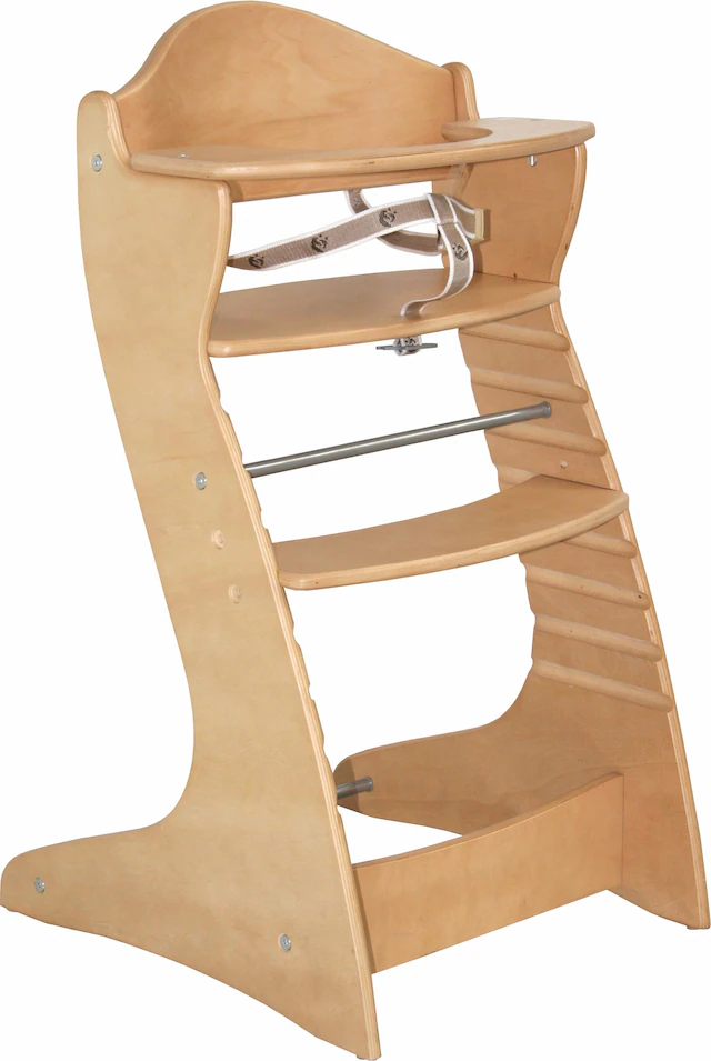 roba® Hochstuhl »Treppenhochstuhl Chair up, natur« () aus Holz