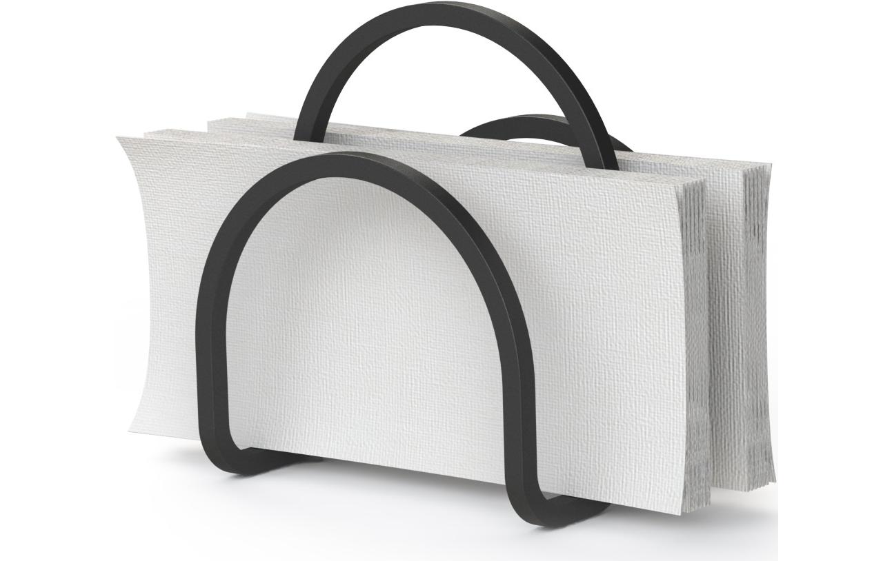 Serviettenhalter Squire SchwarzSchwarzer Serviettenhalter