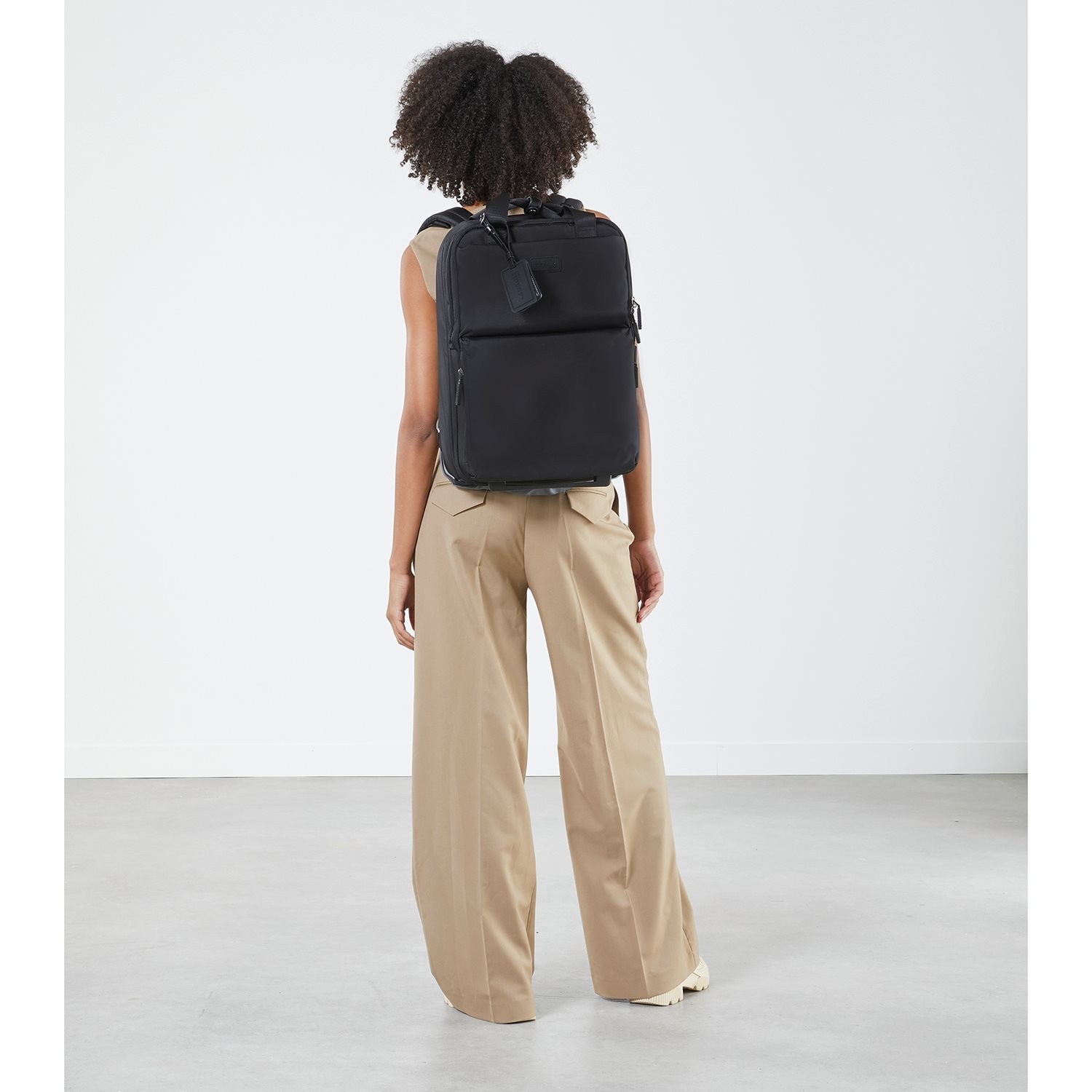 Lipault 4BIZ Laptop Backpack/Wheels black