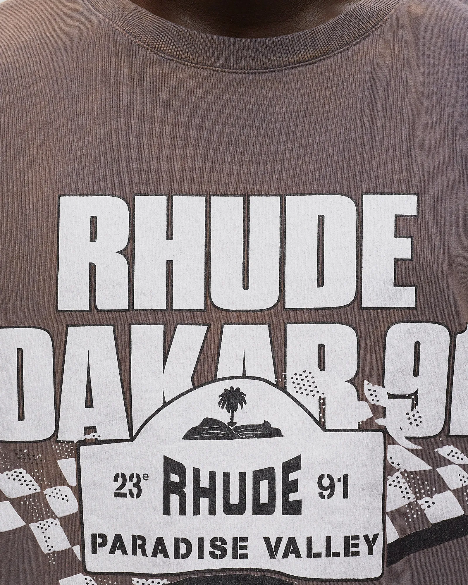 Rhude DAKAR 91 LS TEE