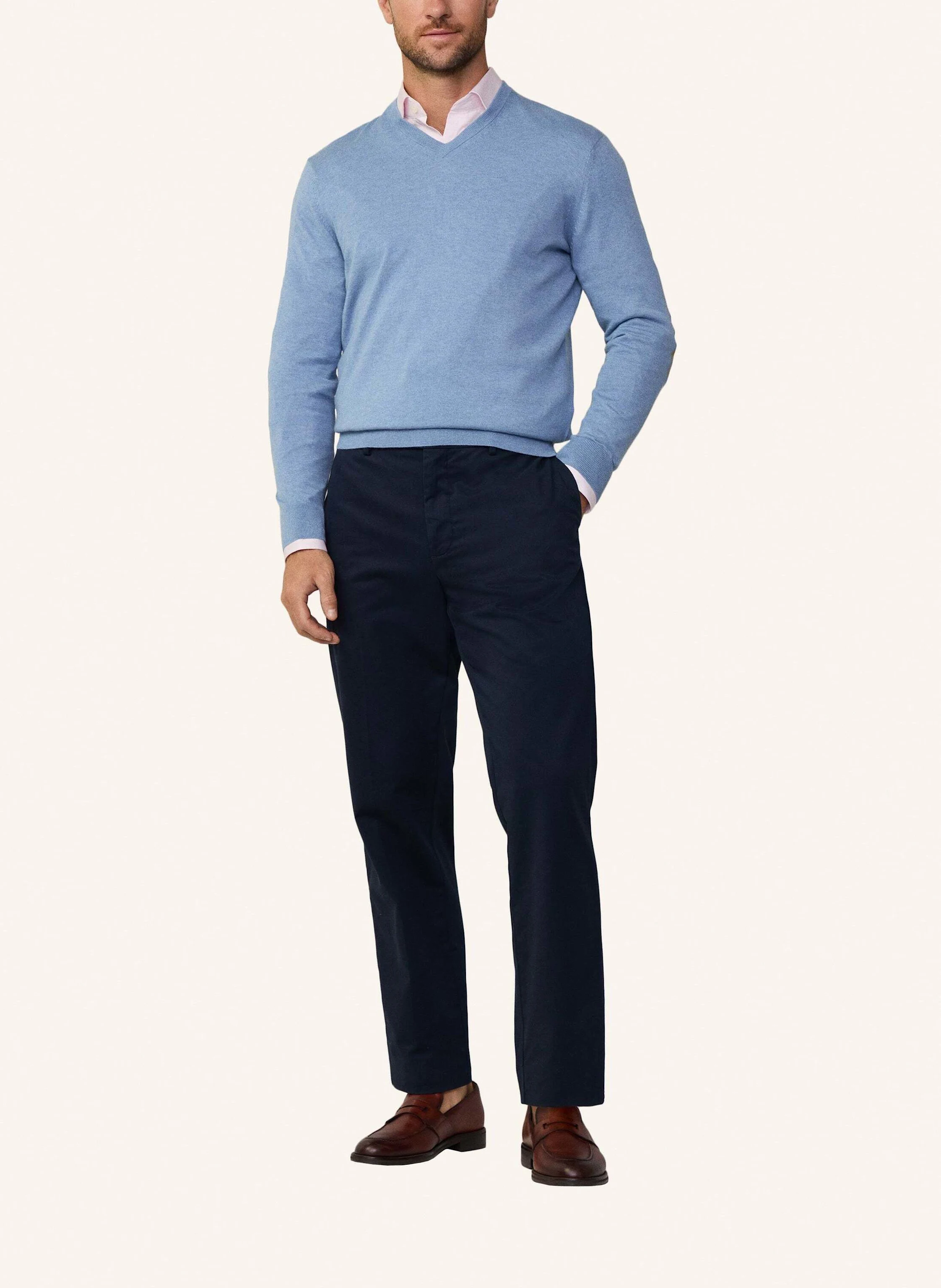HACKETT LONDON Pullover COTTON CASH V NECK