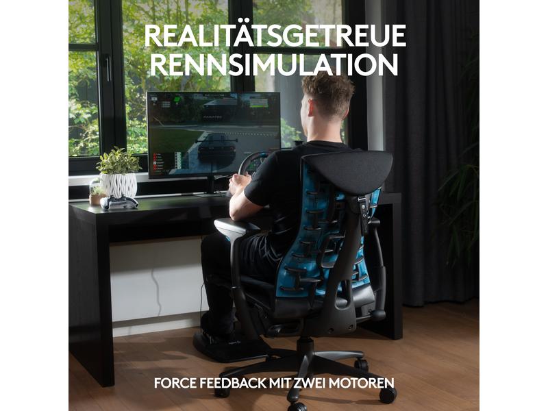 Logitech Lenkrad G29 Driving Force PS5 / PS4 / PS3 / PC Rennlenkrad und Pedale für PS5, PS4, PS3 und PC