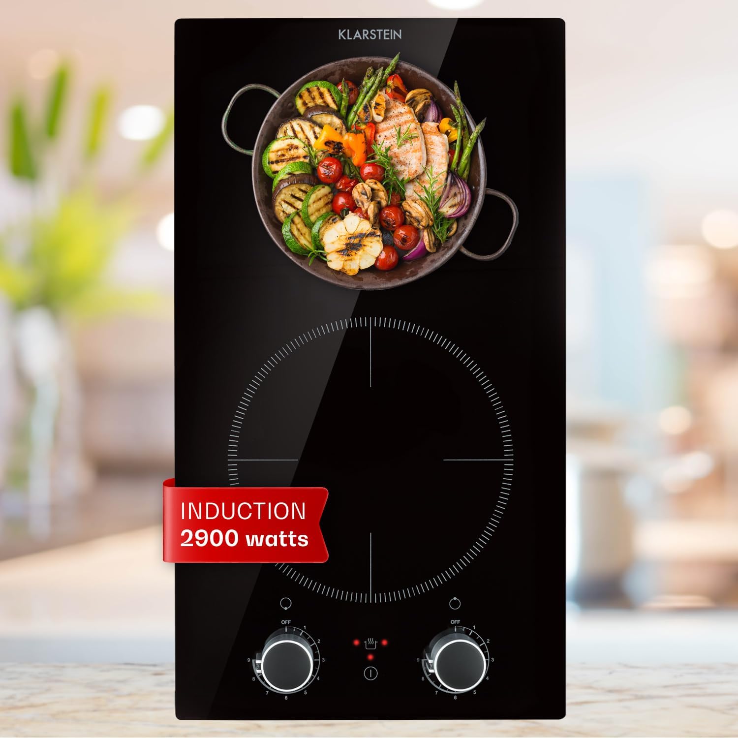 Table de cuisson à induction encastrable Klarstein 2900W, table de cuisson à induction