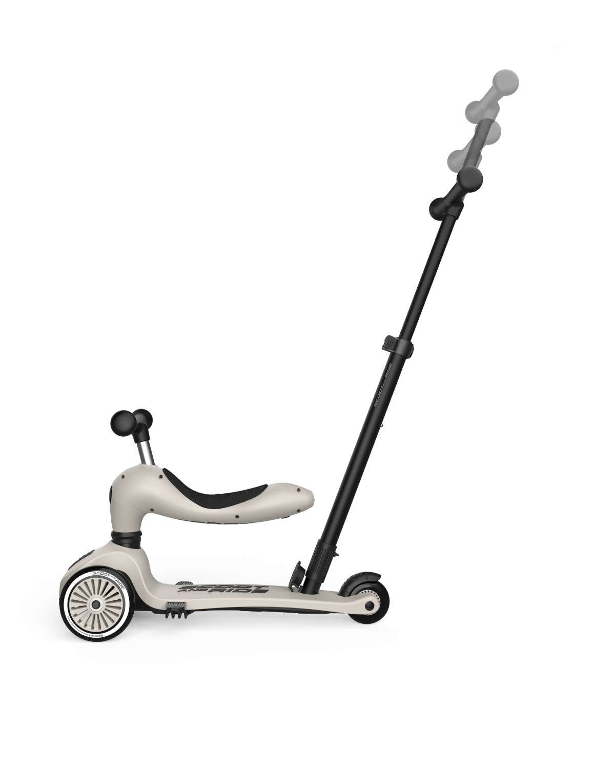 Sparkesykkel og Løpesykkel M/ Foreldrehåndtak | Scoot and Ride Highwaykick 1 Push & Go – NYHET