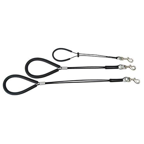 Laço de aço preto, protegido. Laço de aço preto, protegido, C 67cm