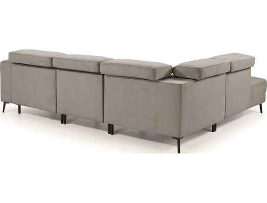 CONCEPT1 - Canapé tissu Mali 2 relax électrique gris angle gauche