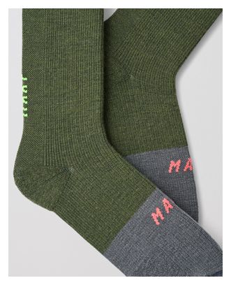 Chaussettes Maap Division Merino Vert