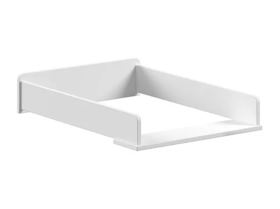 Lit bébé 60x120 et commode à langer Amori Blanc