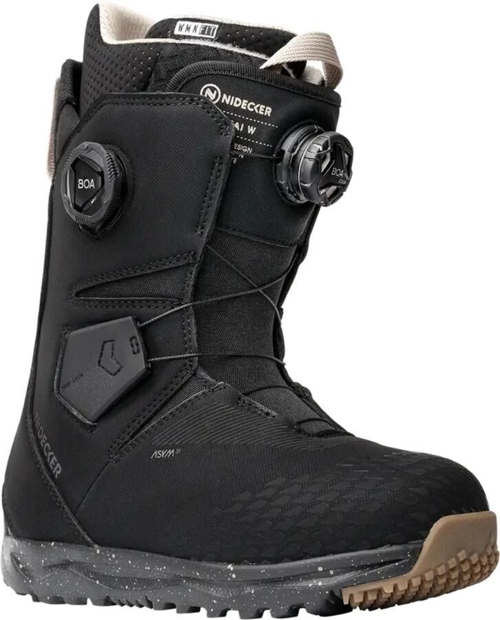 Nidecker altai women black Softboots dames Zwart