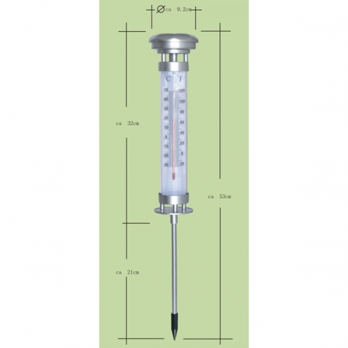 Solar Garten-Thermometer
