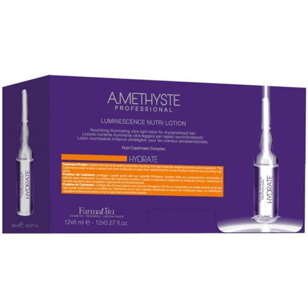 Ampoules soin intensif Color hydrate Amethyste Farmavita 12x8ML