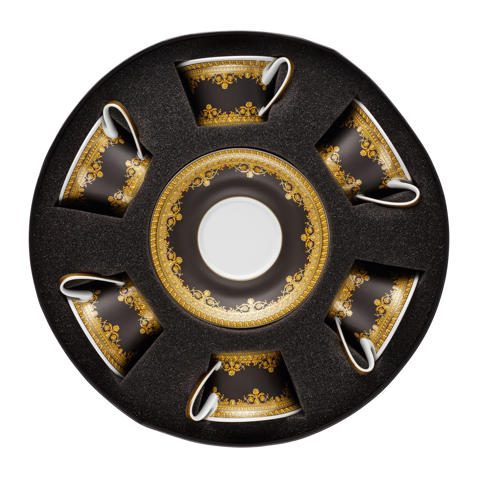 I Love Baroque Baroque Nero Set 6 Teetassen