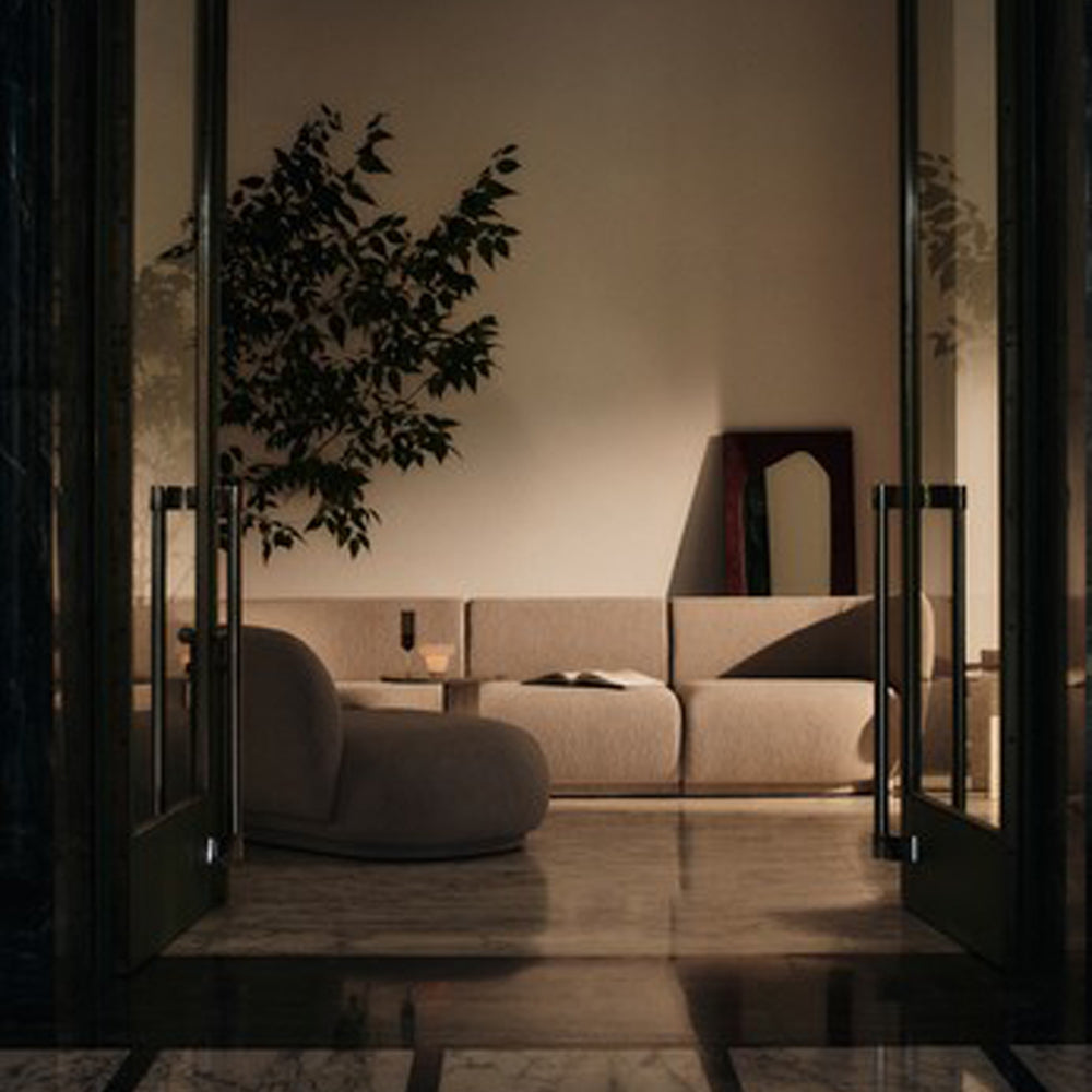 Ferm Living Ripple Draagbare Tafellamp - Wit