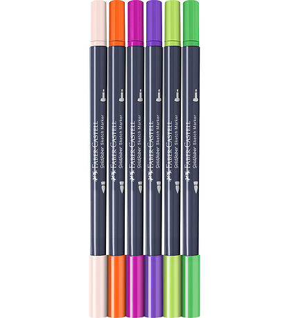 Faber-Castell Filzstifte - 6 st. - Goldfaber Sketch - Graphic No