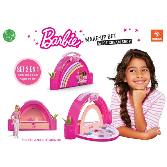 Mallette de Maquillage Barbie Make-Up Ice Cream Shop