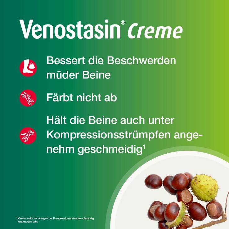 Venostasin® Creme bei müden Beinen, 100 g