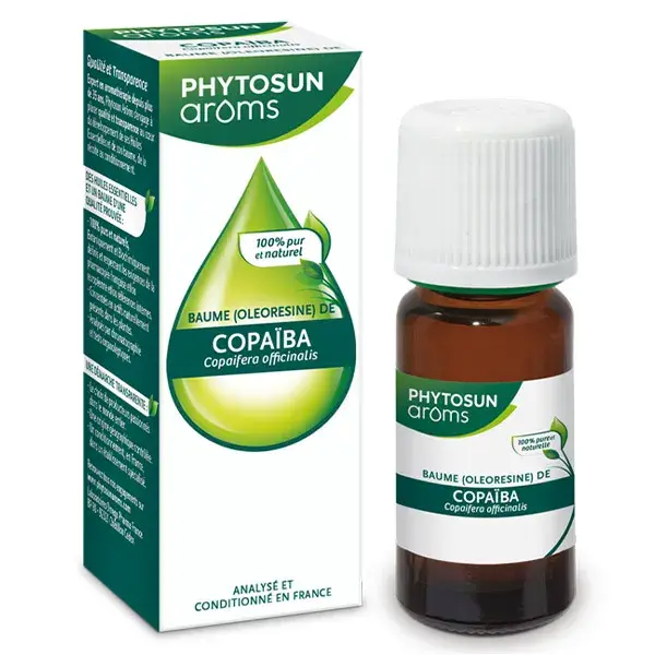Bálsamo de Copaíba com Óleo Essencial Orgânico Phytosun Arôms 10ml