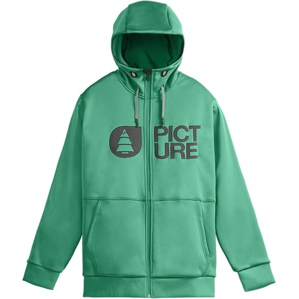 Veste polaire snowboard PICTURE PARK ZIP TECH HOODIE SPECTRA GREEN