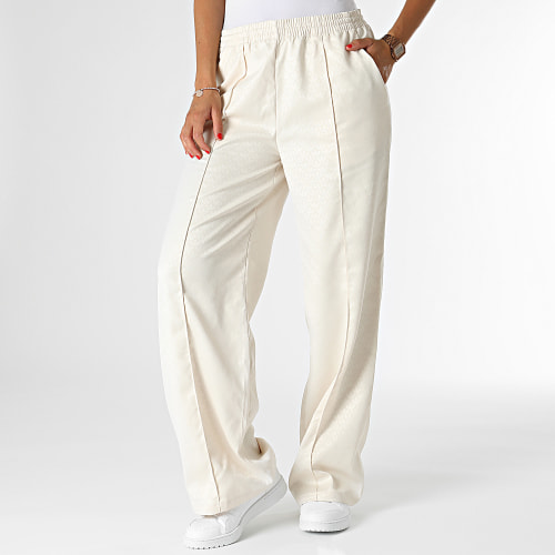 Pantalon Jogging Femme Monogram IJ7084 Beige