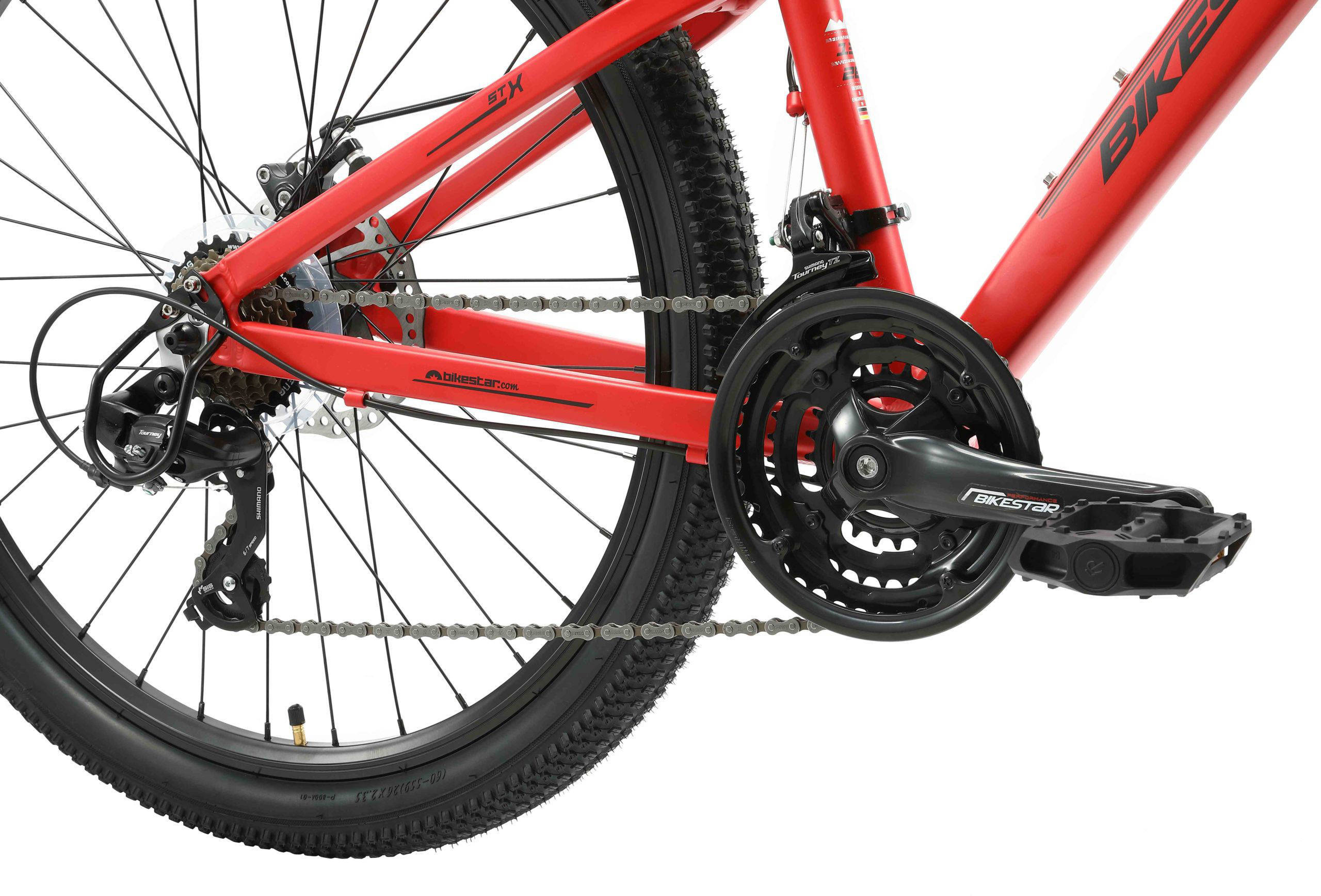 BikeStar Hardtail Alu MTB Sport Small 26 Inch 21 Speed
