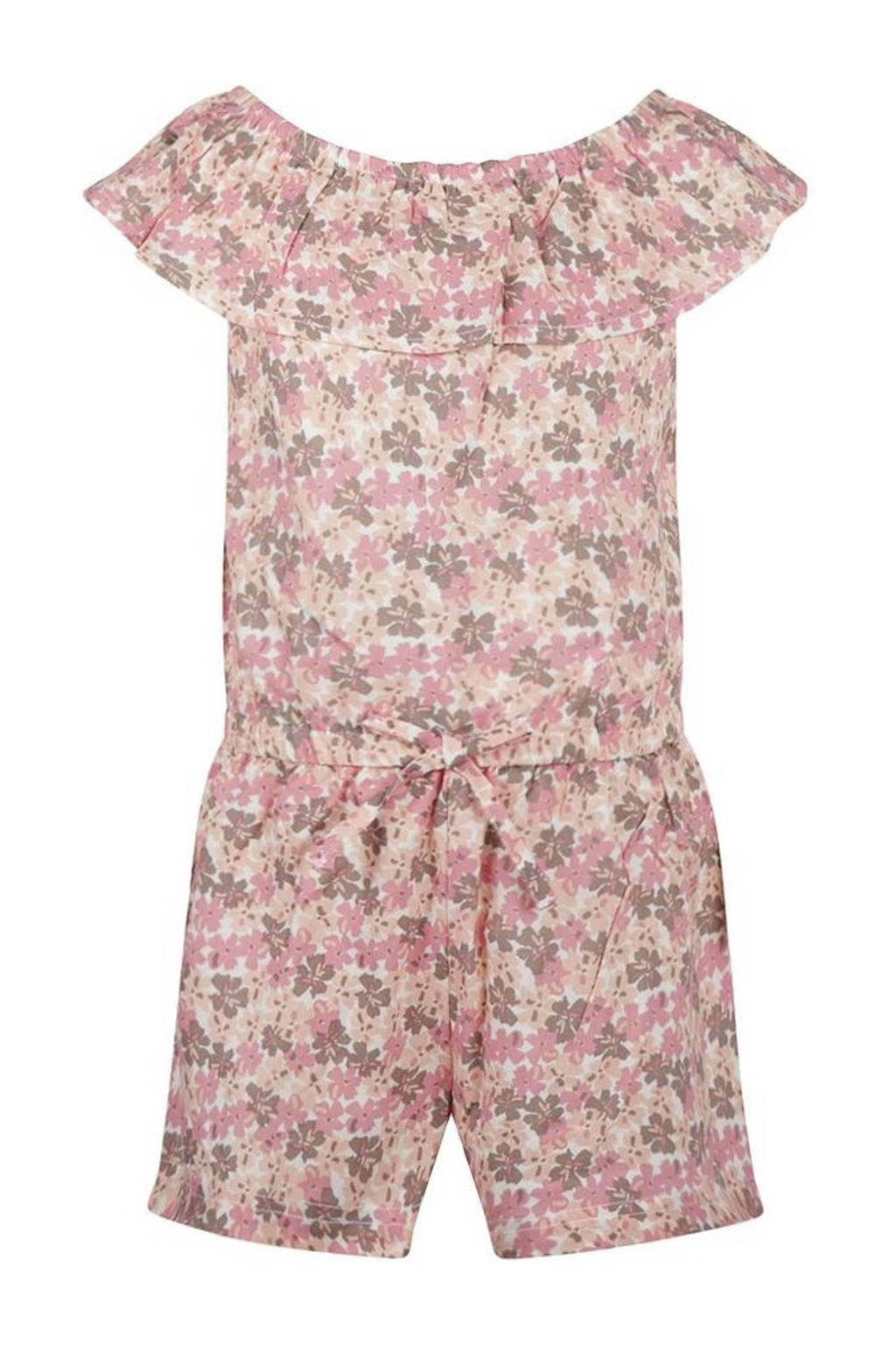 Koko Noko gebloemde playsuit roze/taupe