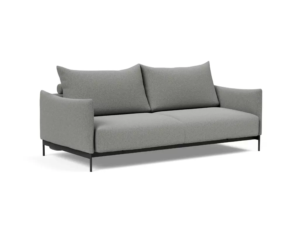 Schlafsofa Malloy Metall schwarz