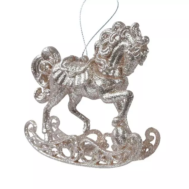 Cheval à suspendre (H9 cm) Bascule Perle