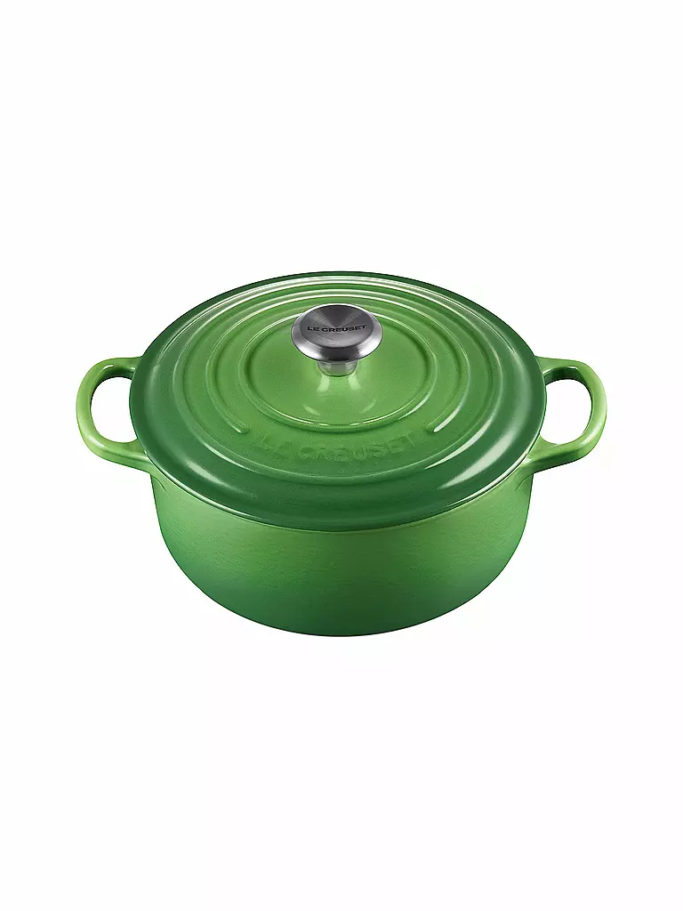 LE CREUSET Bräter rund Signature 20cm Bamboo Green grün