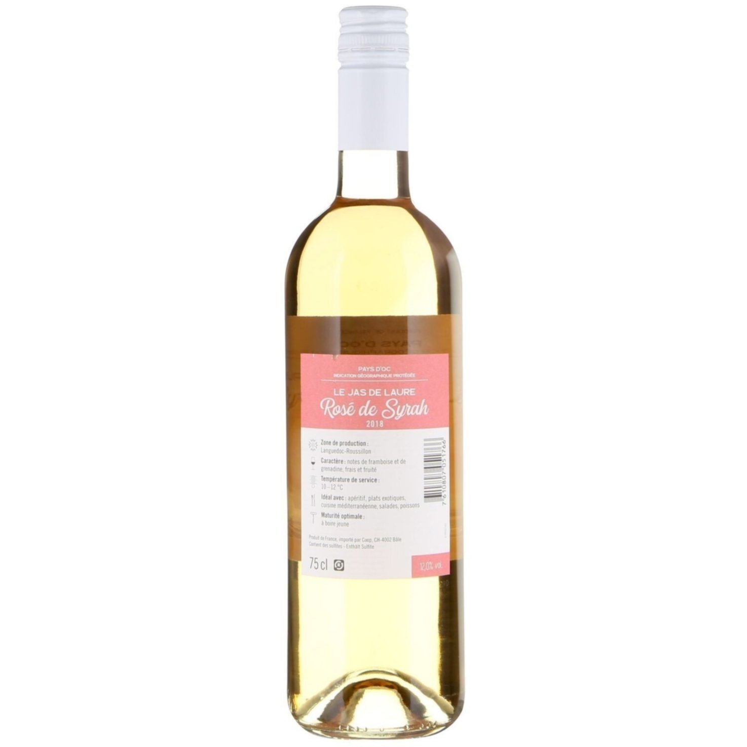 Pays d'Oc IGP Syrah Rosé -75cl