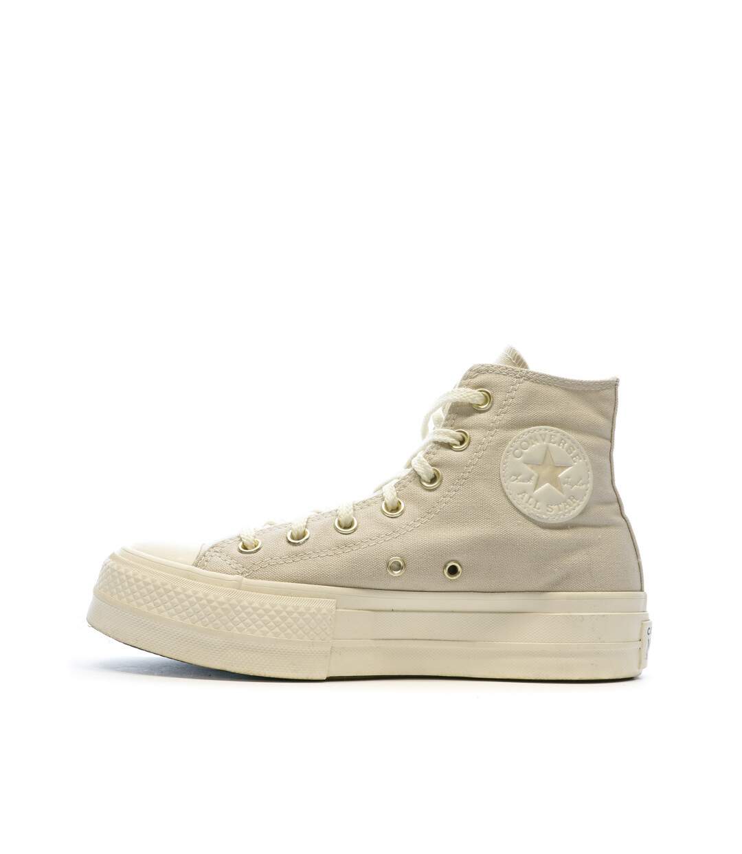 Baskets Beige Femme Converse Chuck Taylor Lift Hi Desert