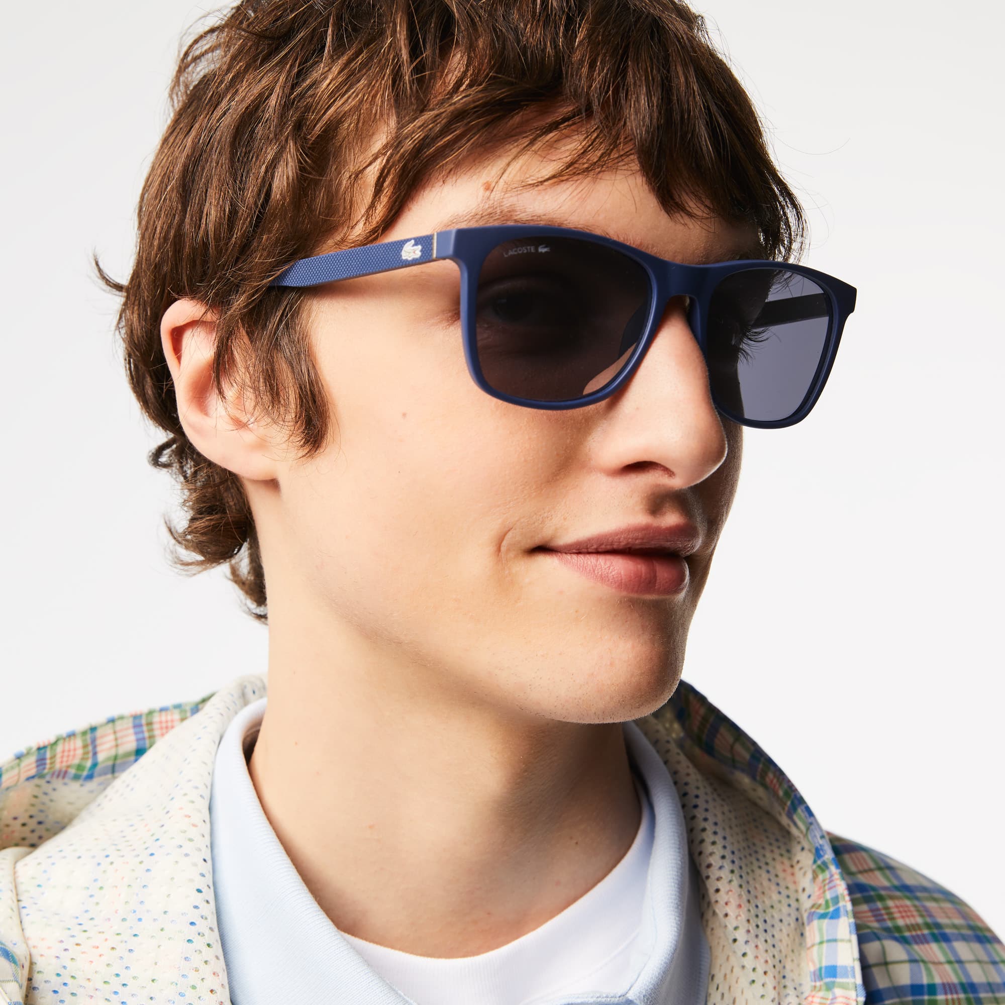 Lunettes de soleil rectangulaires L.12.12 Lunettes de soleil - Rouge - Lacoste - Homme
