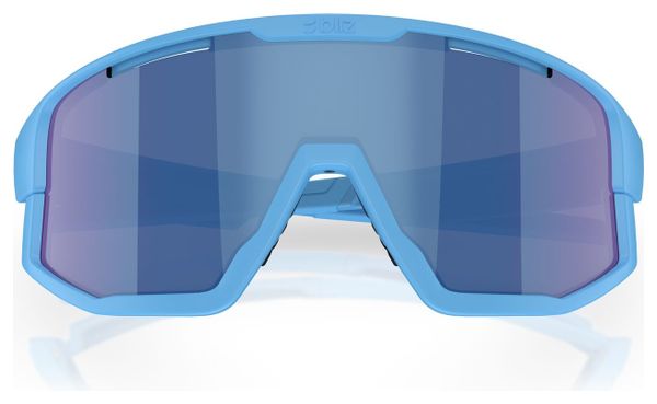 Lunettes Bliz Fusion Bleu clair - Ecran Miroir Gris/Bleu