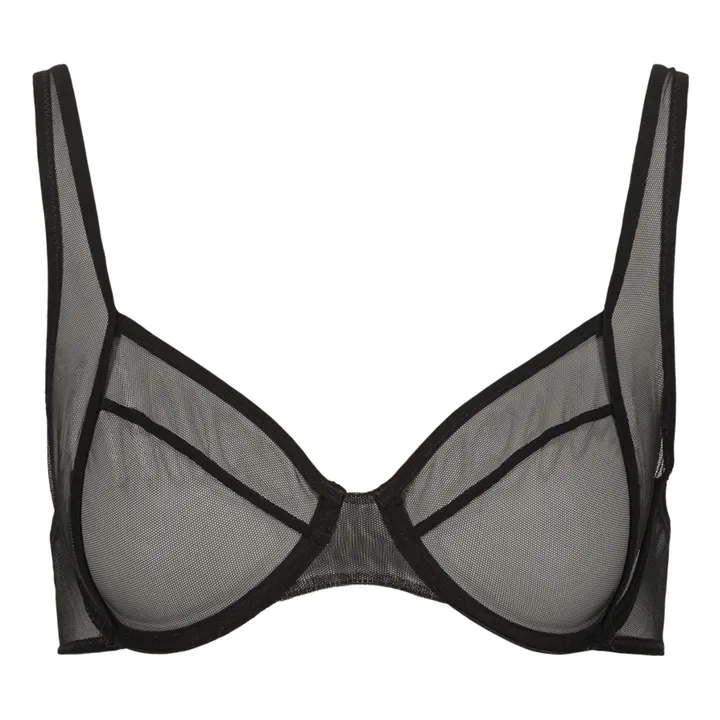 Nénés Soutien-Gorge Mira Mesh | Noir
