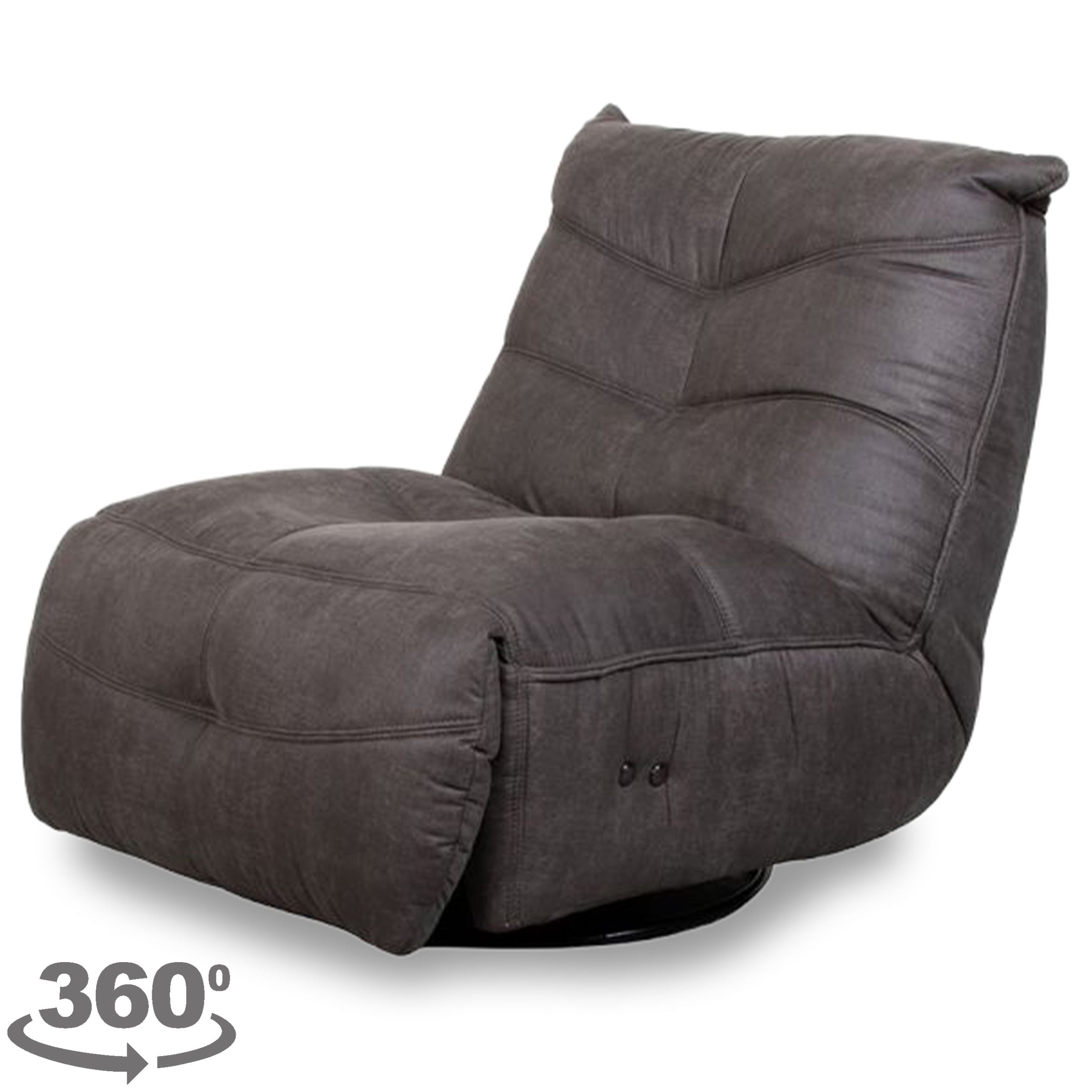 Relaxfauteuil Antraciet MW-72.021 Powernap B90 x D110 x H95 cm