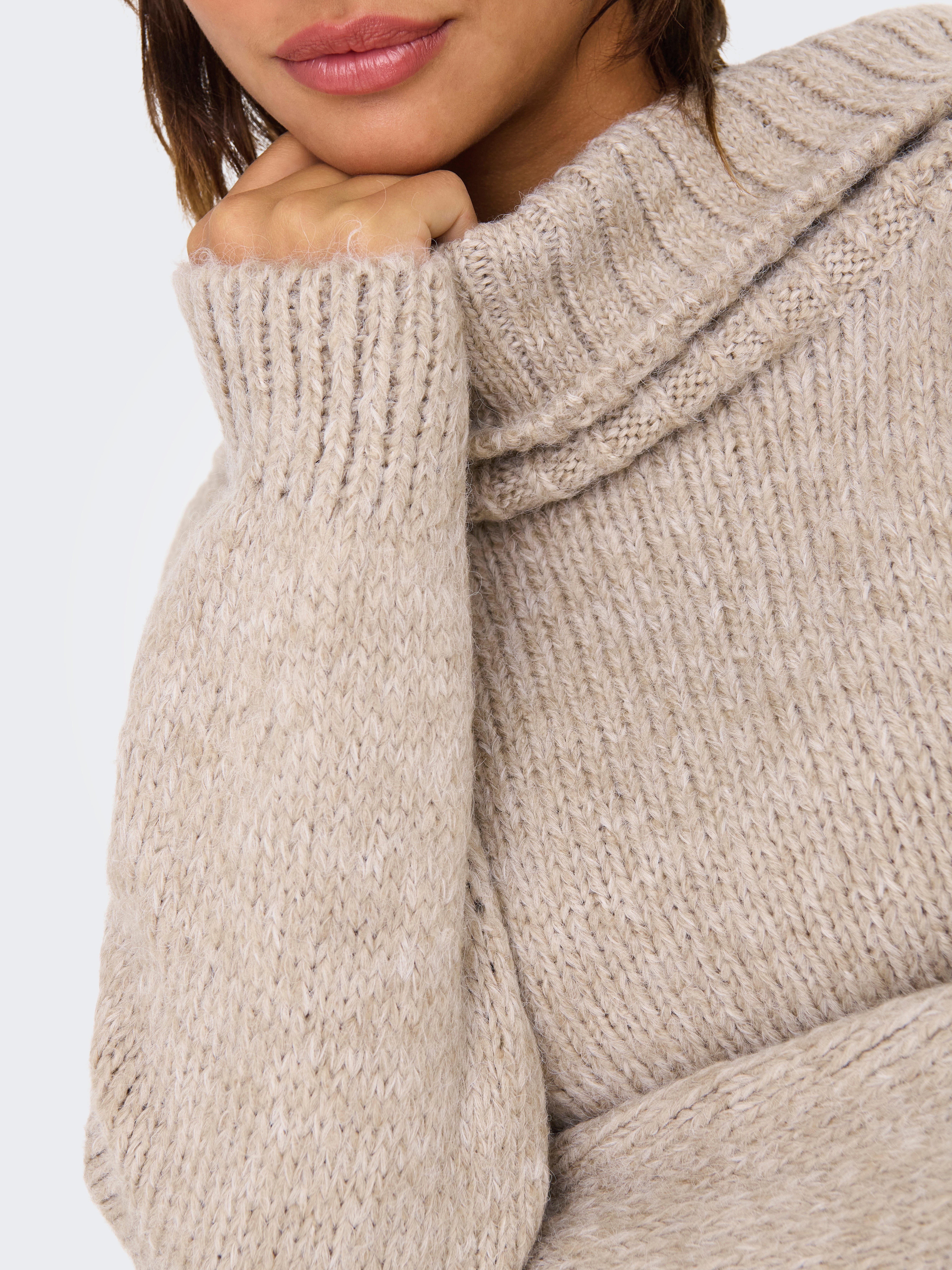 ONLMARIE Strickpullover Weathered Teak