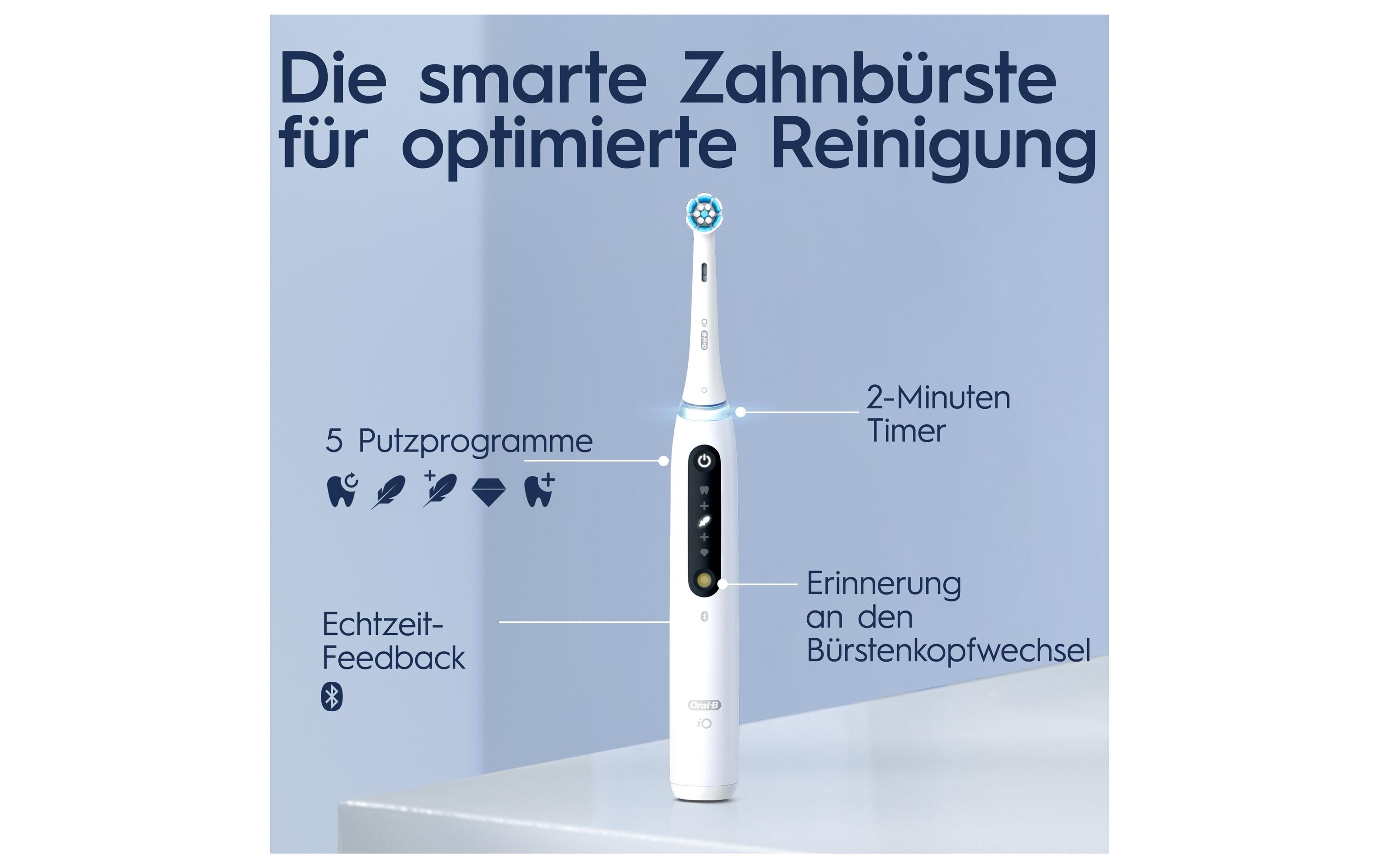 Rotationszahnbürste iO Series 5 Quite White<br>Elektrische Zahnbürste