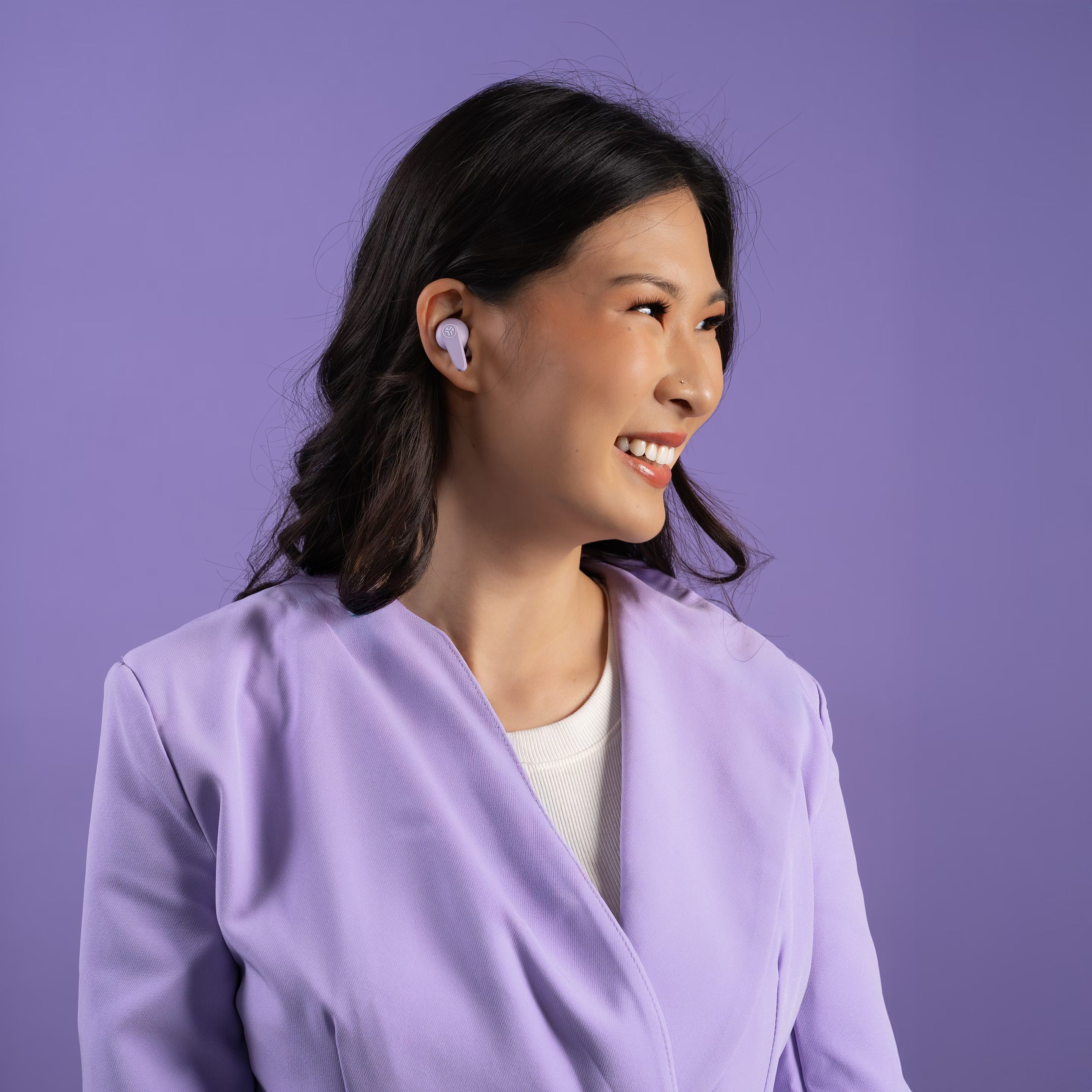 Go Pods ANC Bluetooth 5.4 In-Ear TWS Kopfhörer Headset IP55   Ladecase (IEUEBGOPODSRLLC124) - Lilac