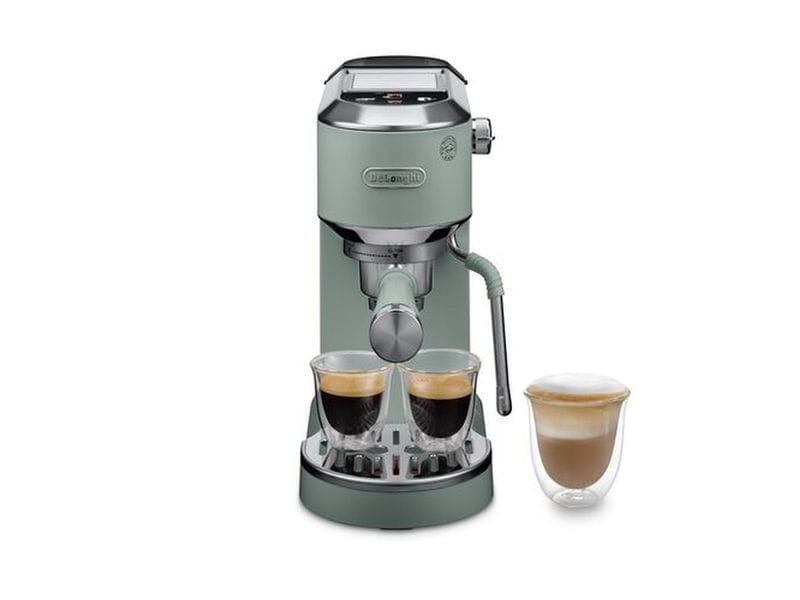 De'Longhi Siebträgermaschine Dedica Duo EC890.M Mint Kultige Dedica mit Cold Brew