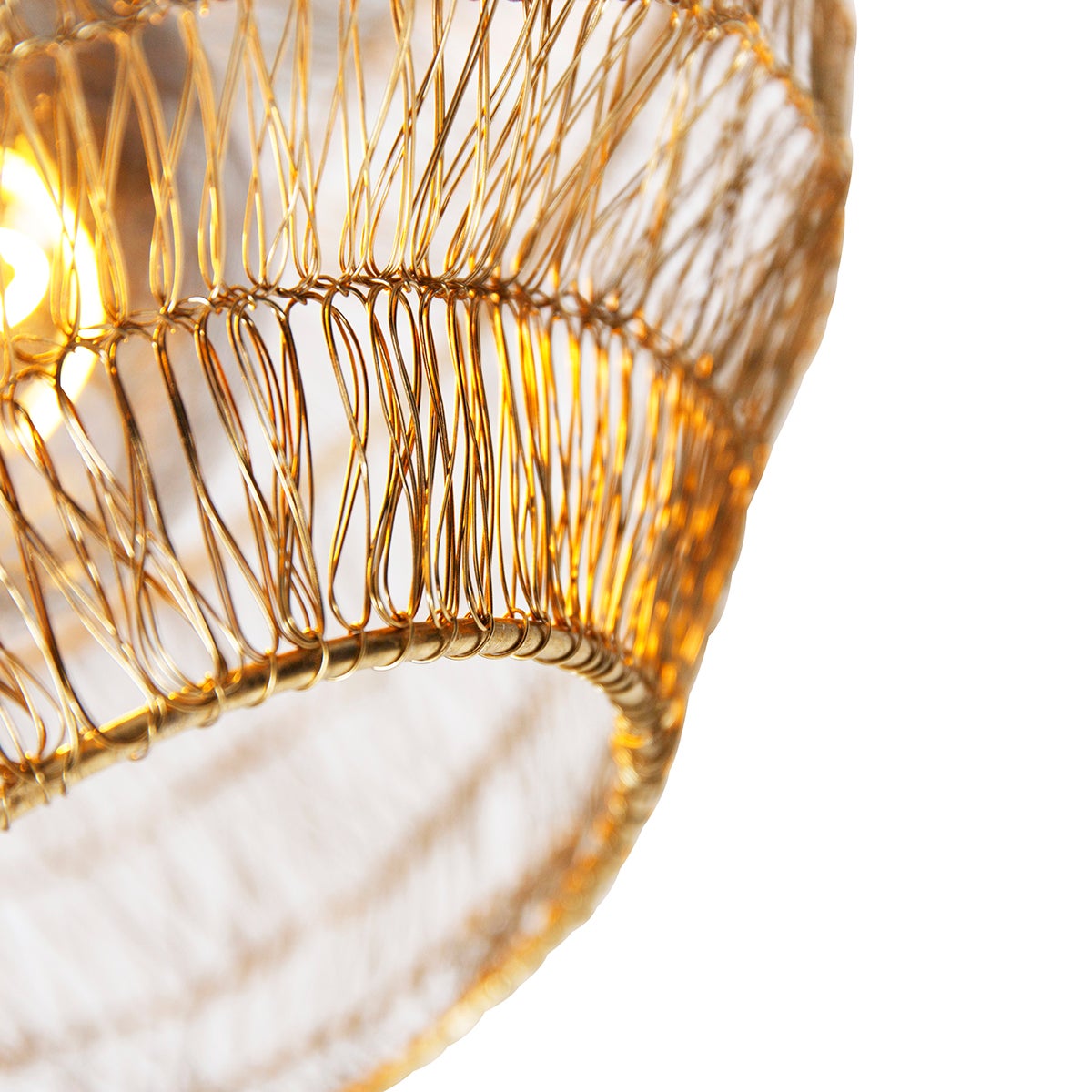 Oosterse plafondlamp, goud, 25 cm - Vadi