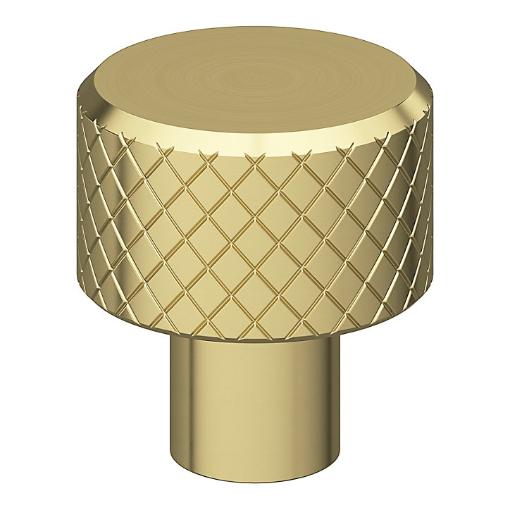 Bouton de meuble GoodHome Irus or Ø2.5cm x l.2.5cm x h.2.6cm x p.2.6cm