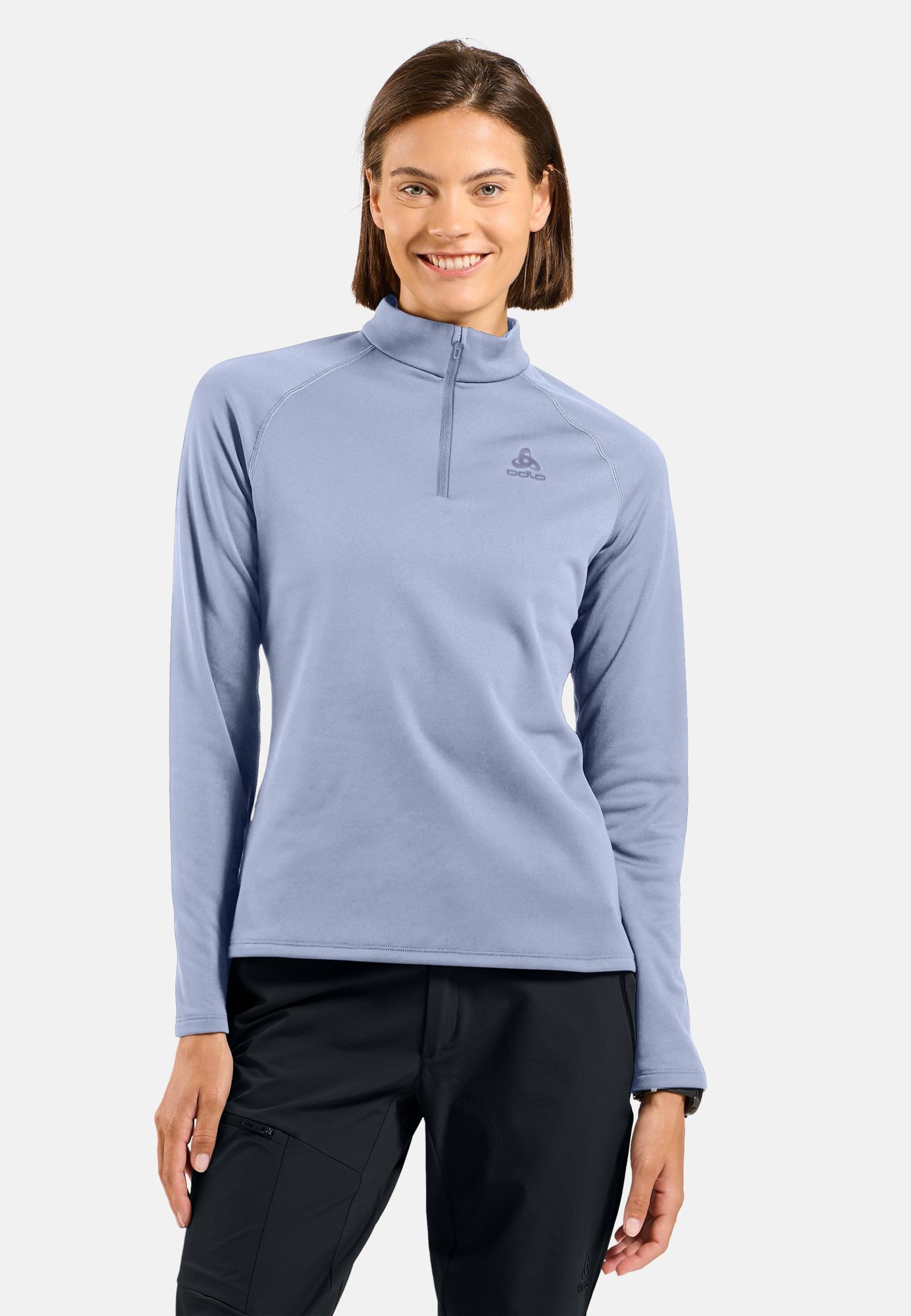 Besso Mid Layer mit Halbreissverschluss in Blue heron