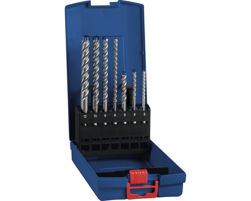 Betonboorset Bosch Professional SDS Plus-7x Ø 5-12 mm 50-100x115-165 mm 7-delig.