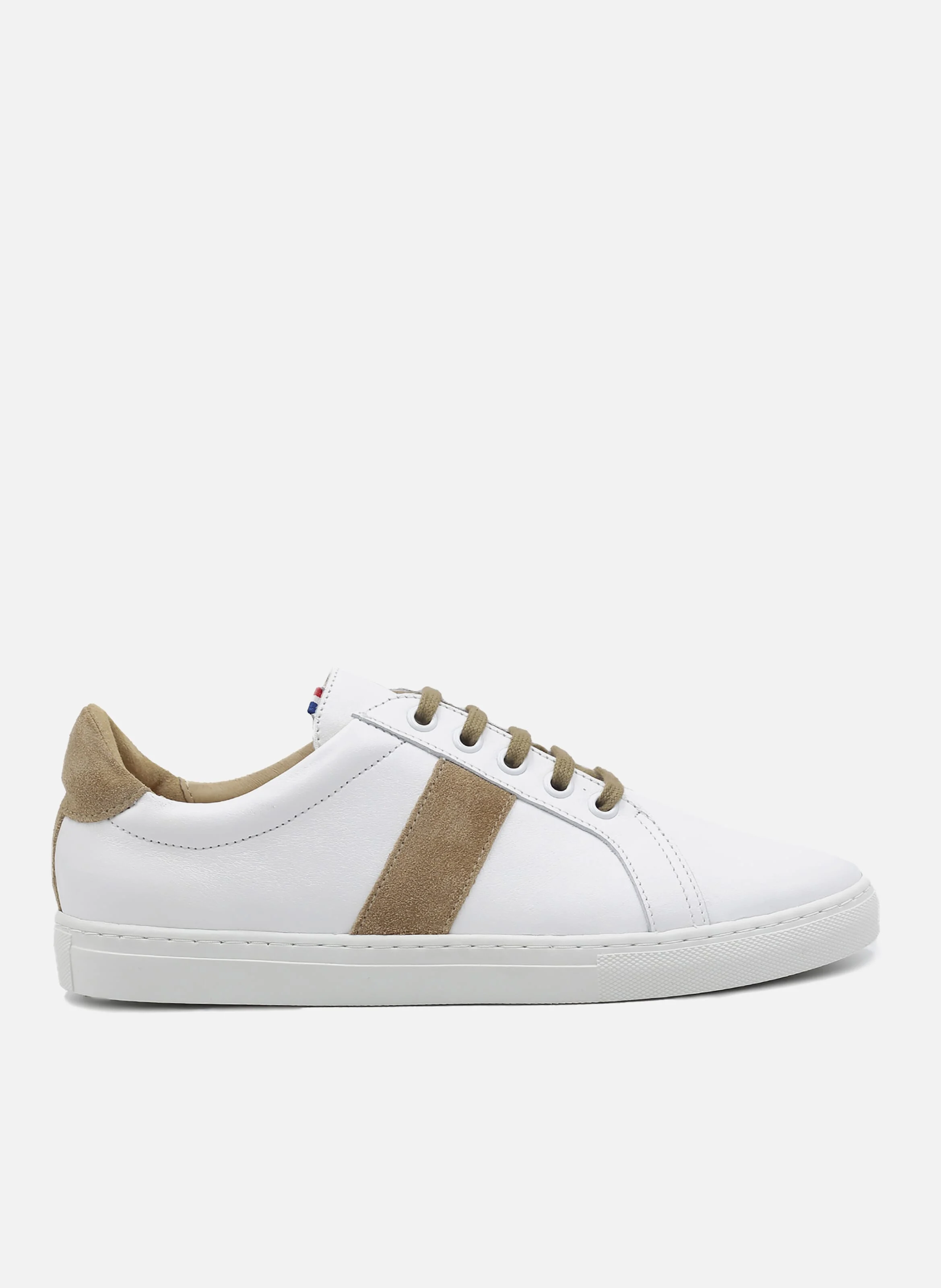 Baskets mif cuir | Blanc