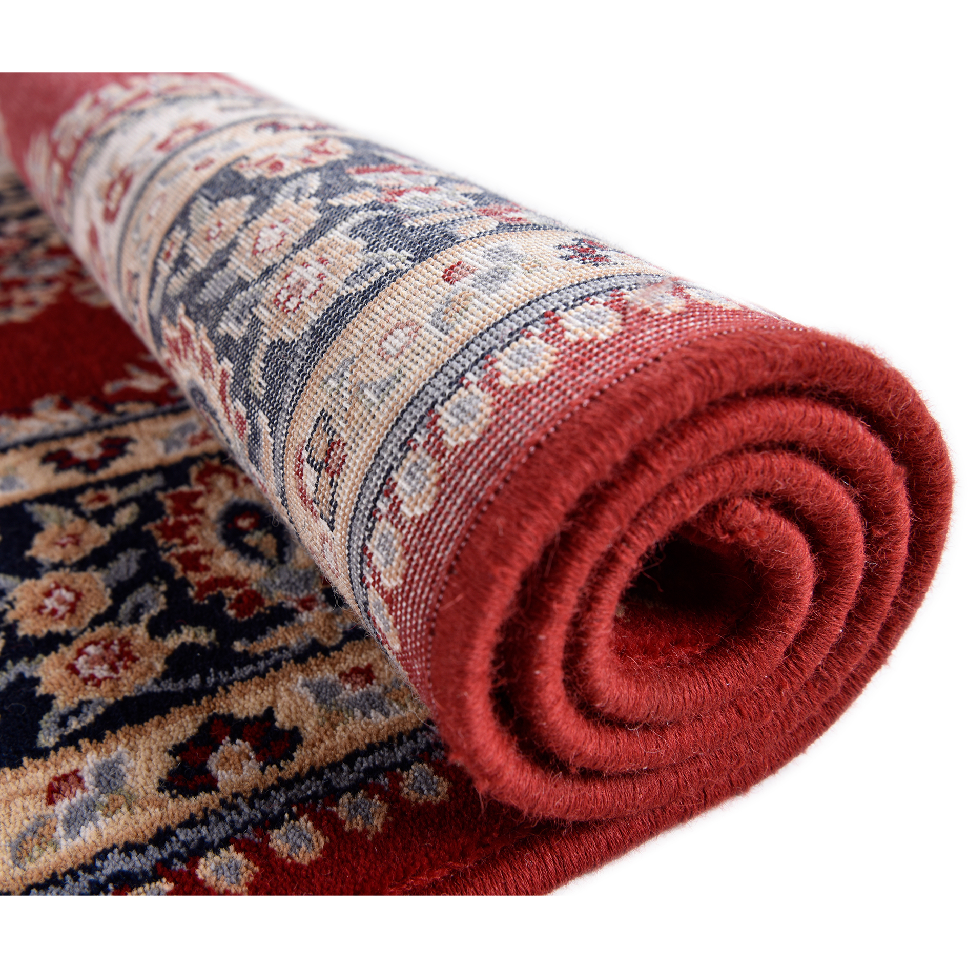 Orient-Teppich DOLNA - rot - Schurwolle - 50x80 cm