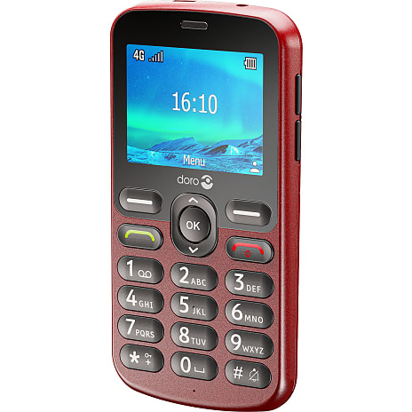 Doro 1881 mobiltelefon - rød