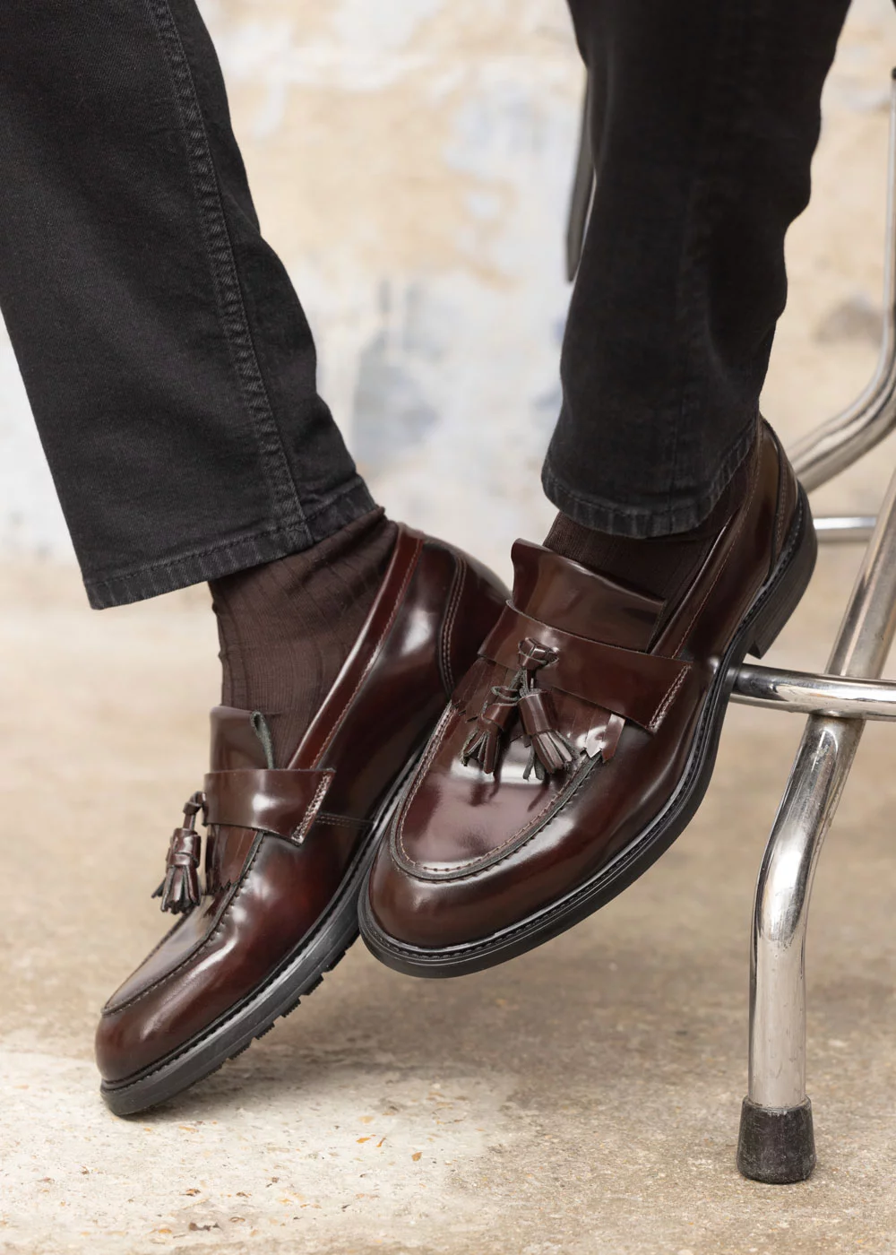 TIBERIO CUIR MARRON