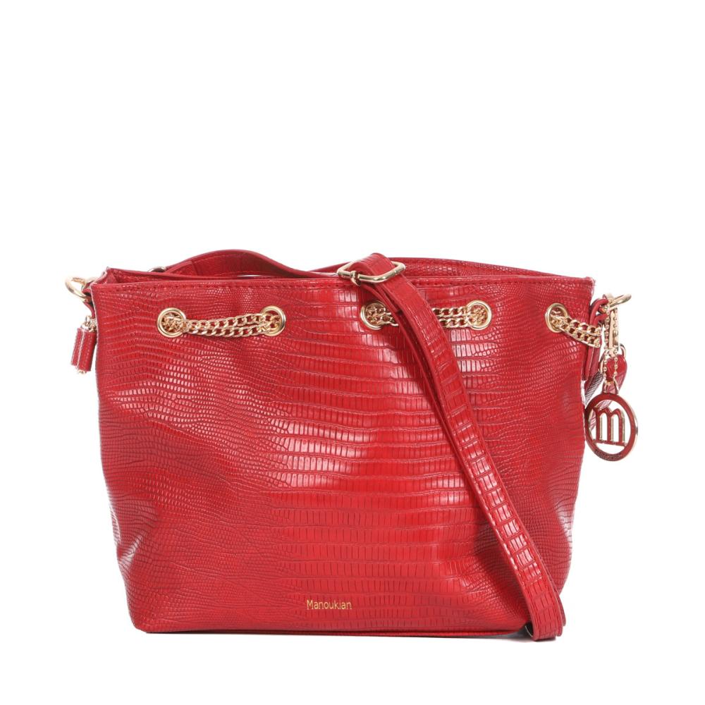 Manoukian Sac Seau Rouge Femme Manoukian Milly