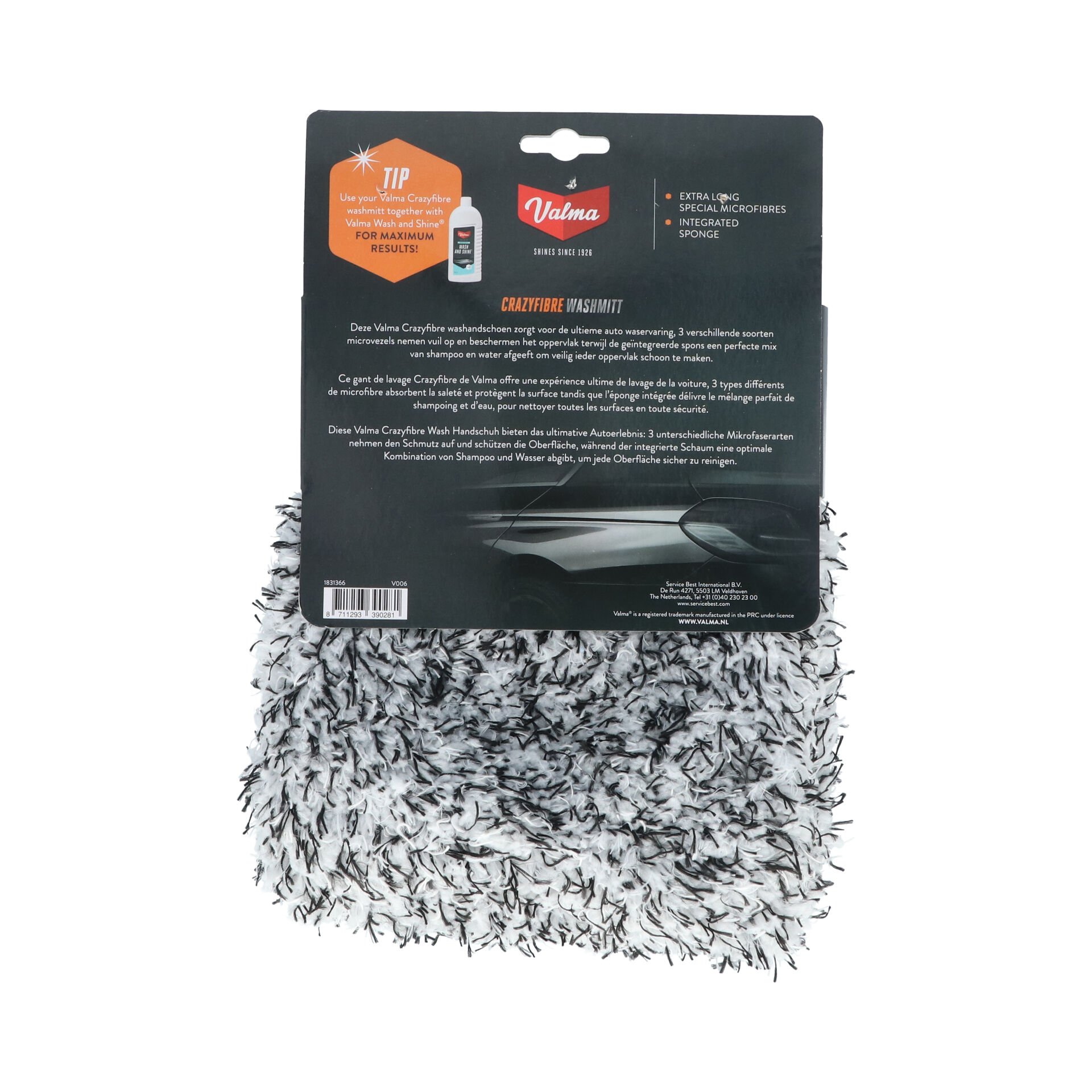Valma V006 CrazyFibre Washandschoen